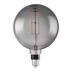 Ledvance Smart+ E27 Globe Classic Fadenlampe Smoke 6W 430lm - 825 Extra Warmweiß | Dimmbar - Ersatz für 40W
