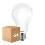 Mehrfachpackung 6x Philips Corepro LED Glühbirne E27 Birne Matt 17.5W 2452lm - 827 Extra Warmweiß | Ersatz Für 150W