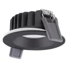 Ledvance LED-Spot Air Fix Aluminium Schwarz 6W 510lm 36D - 930 Warmweiß | Ausschnitt 68mm - IP65 - Höchste Farbwiedergabe - Dimmbar