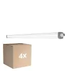 Mehrfachpackung 4x Ledvance LED Feuchtraumleuchte Feuchtigkeitsdicht Slimvalue 36W 4000lm - 865 Tageslichtweiß | 120cm 