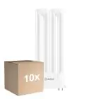 Mehrfachpackung 10x Ledvance DULUX-F LED 12W - 840 Kaltweiß | 4-Pins - Ersatz Für 24W